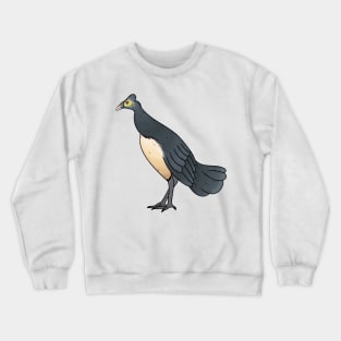 Maleo bird cartoon illustration Crewneck Sweatshirt